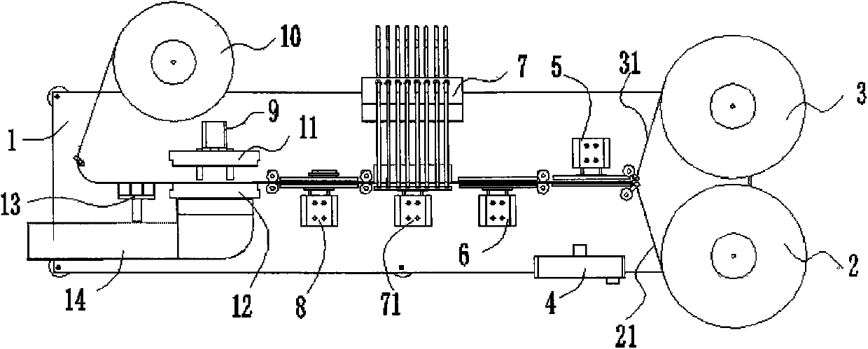 Full-automatic plate-type packaging machine