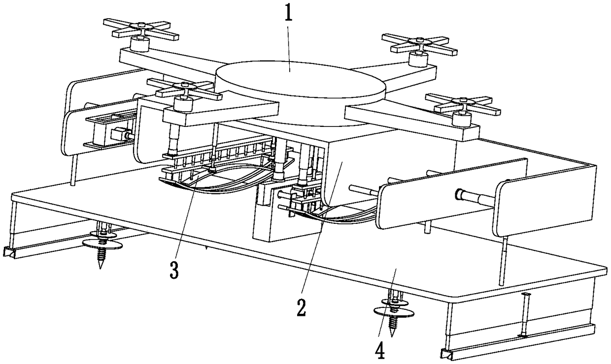 An intelligent takeoff and landing platform of an unmanned aerial vehicle