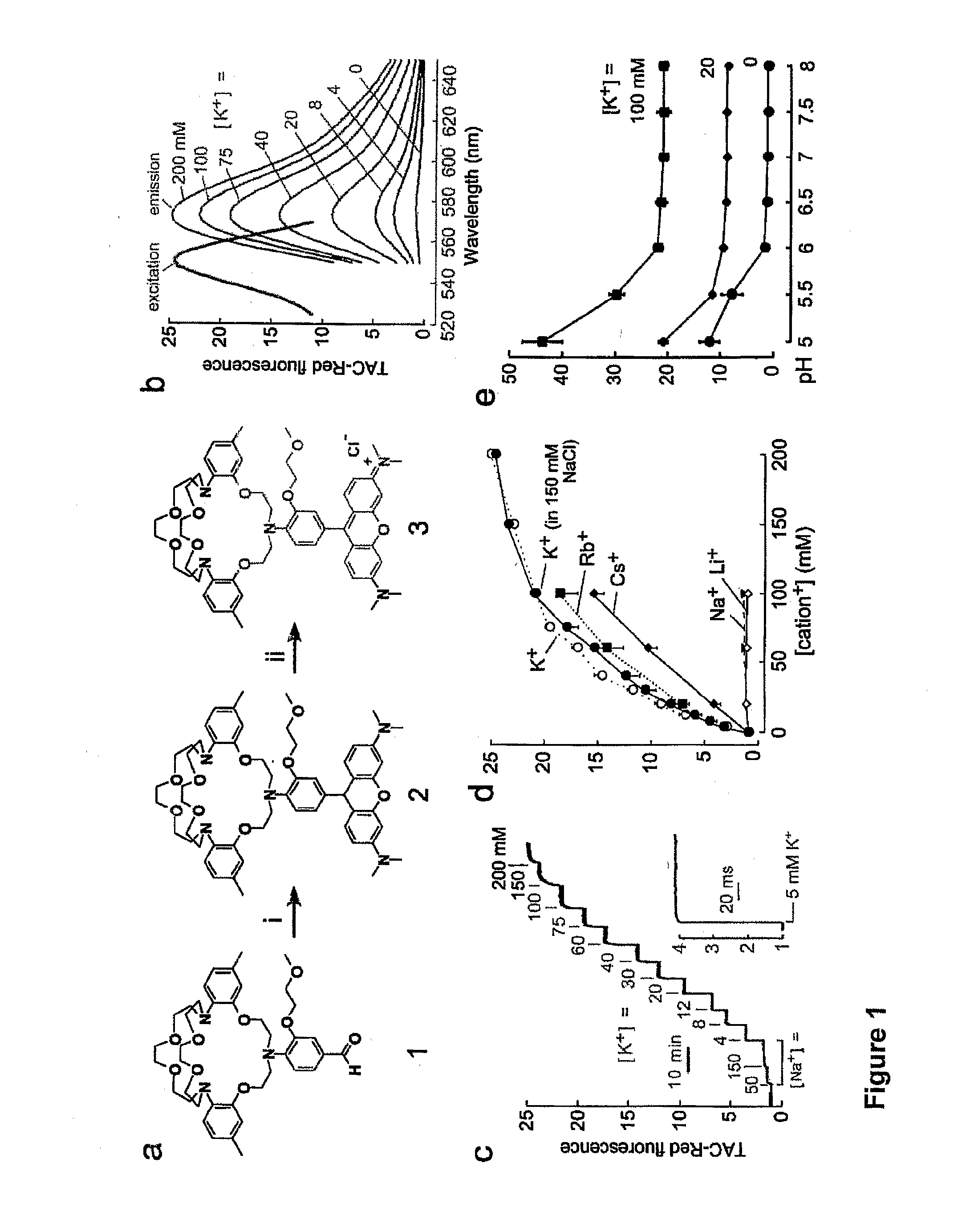 Water-Soluble, Fluorescent Compounds for Detection of Potassium Ions