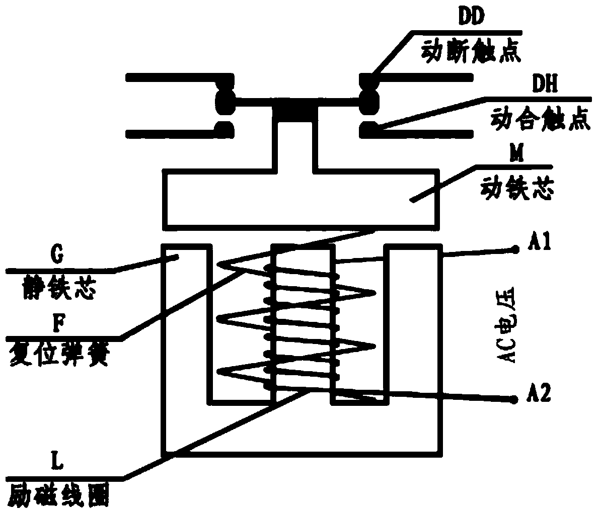 Electronic type power-saving alternating current contactor