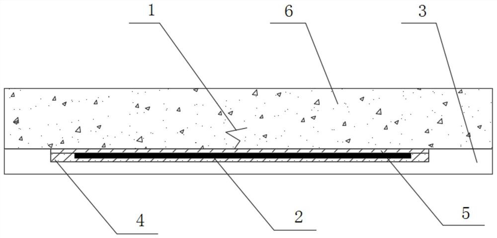 Carbon fiber reinforcing method for concrete cracks