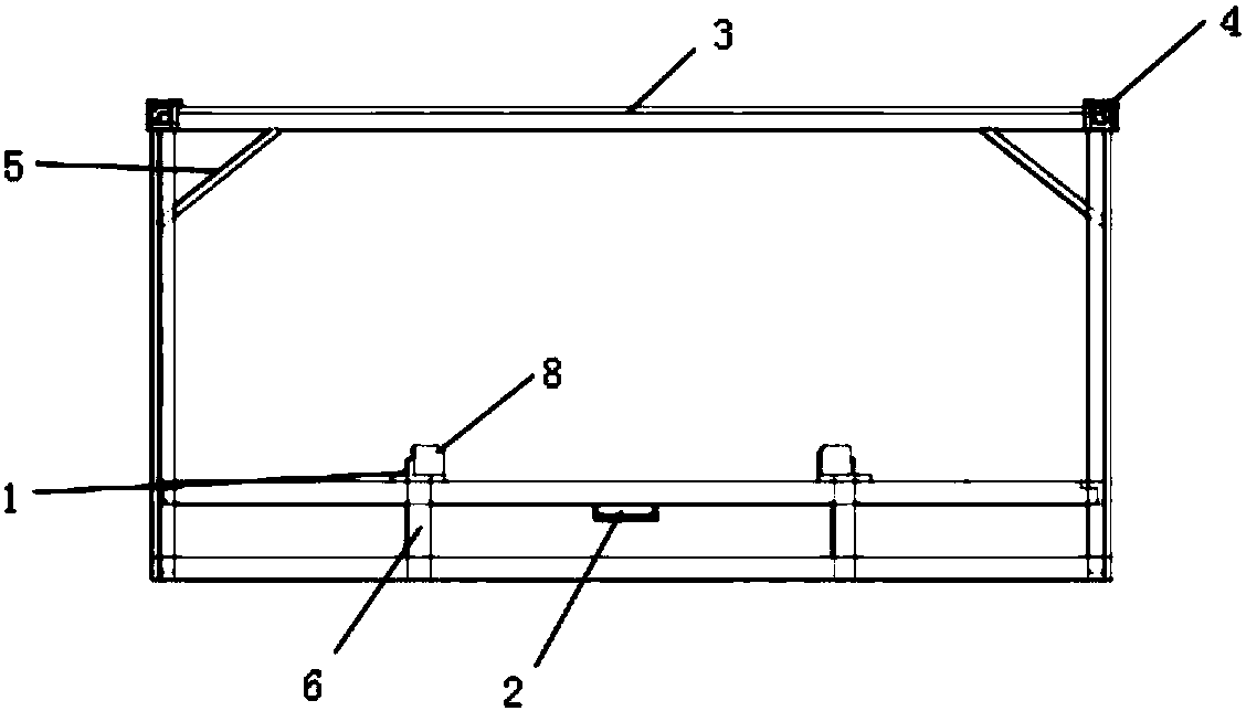 Duct piece transport carrier and application method thereof