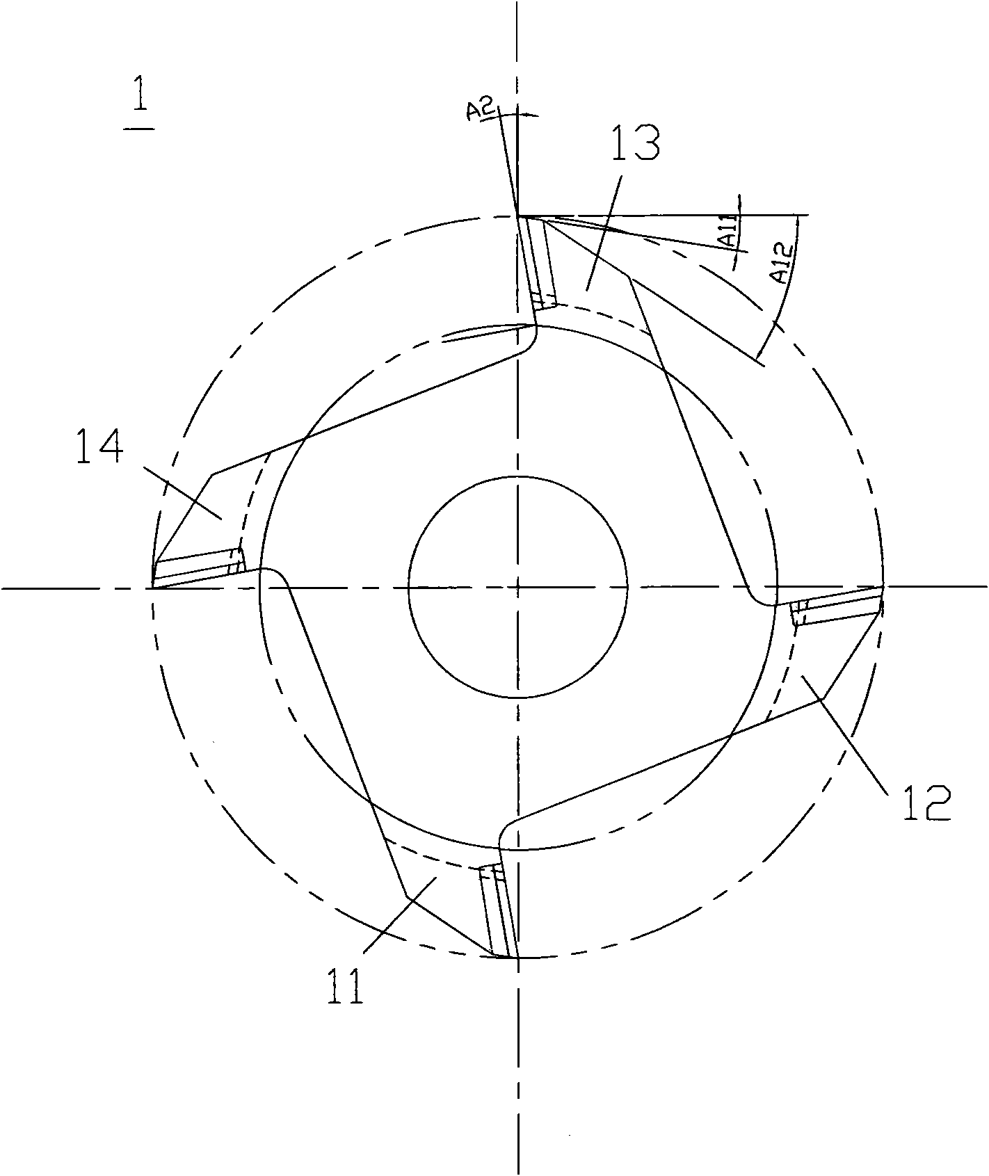 PCD (polycrystalline diamond) fishtail cutter