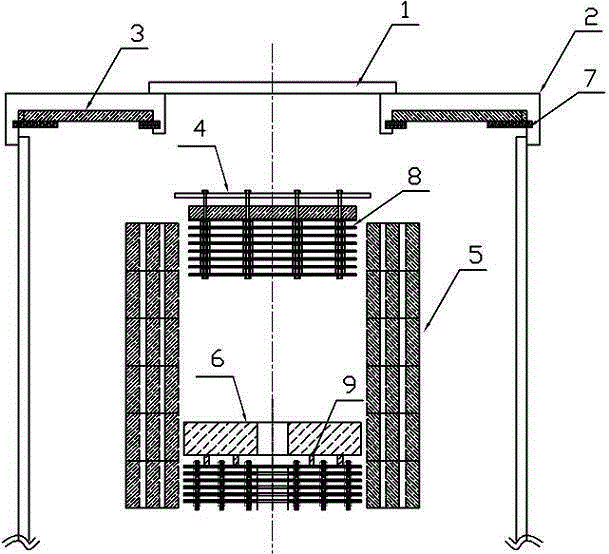 A sapphire single crystal furnace insulation structure