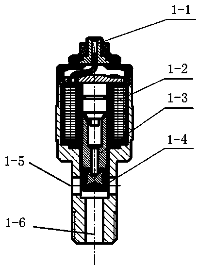 Electronic control VE type distribution pump and a flameout method thereof