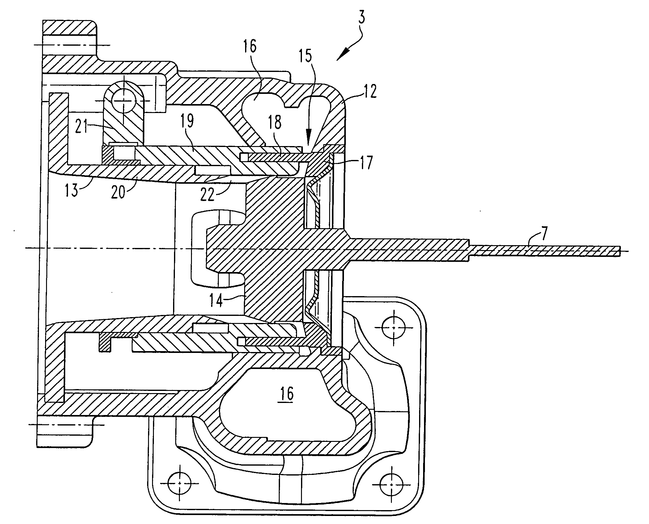 Exhaust-gas turbine in an exhaust-gas turbocharger