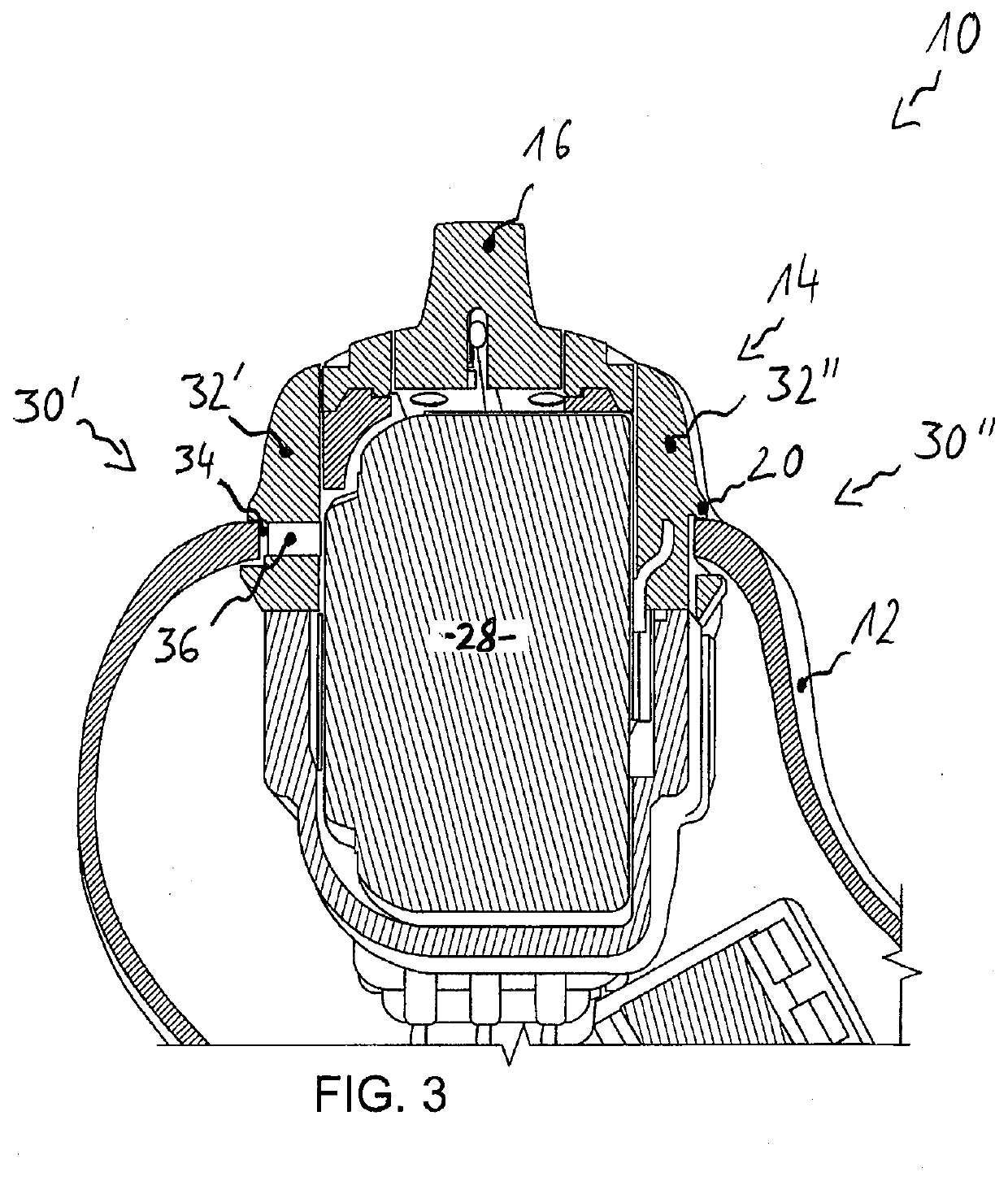 Module of a hearing device, a removal tool, a hearing device and a method of separating a module from a housing