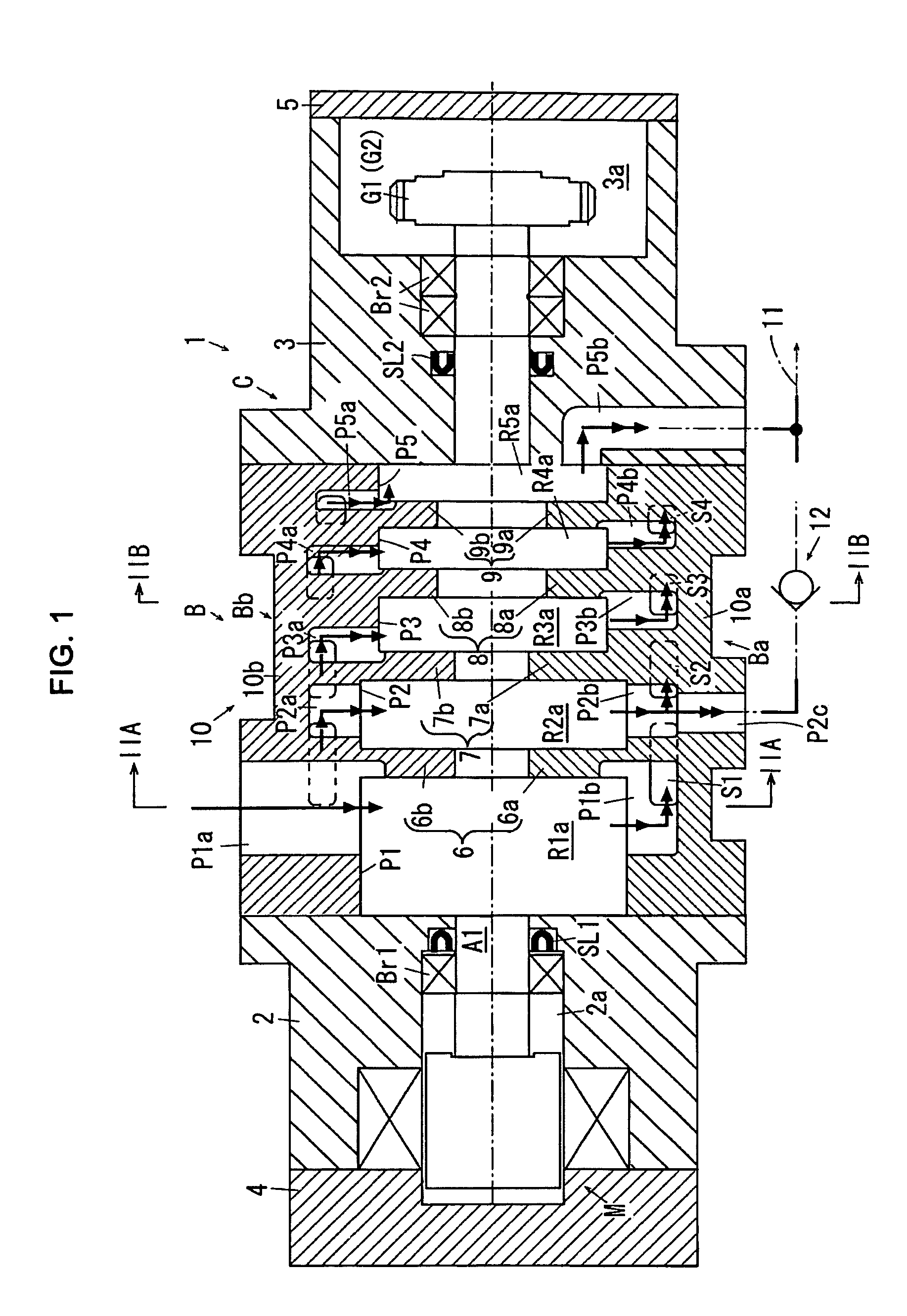 Multistage roots-type vacuum pump