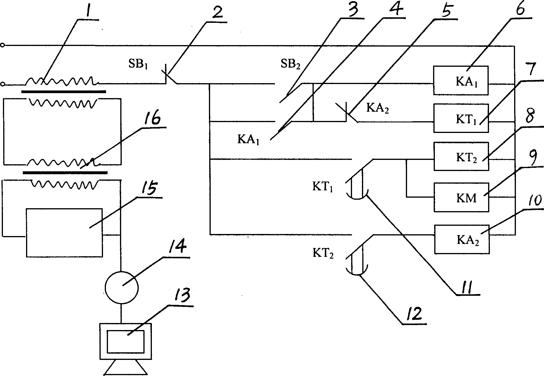 Method and device for preparing metal-based composite material by electric current direct heating dynamic sinter hot pressing