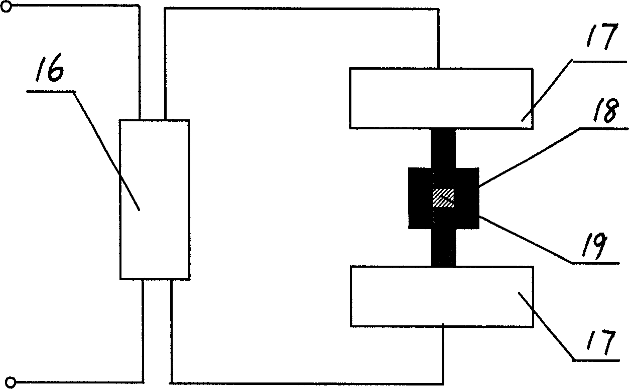 Method and device for preparing metal-based composite material by electric current direct heating dynamic sinter hot pressing