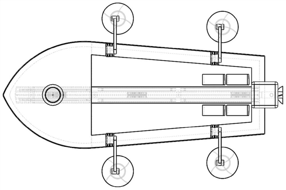 An intelligent offshore wind power operation and maintenance ship structure