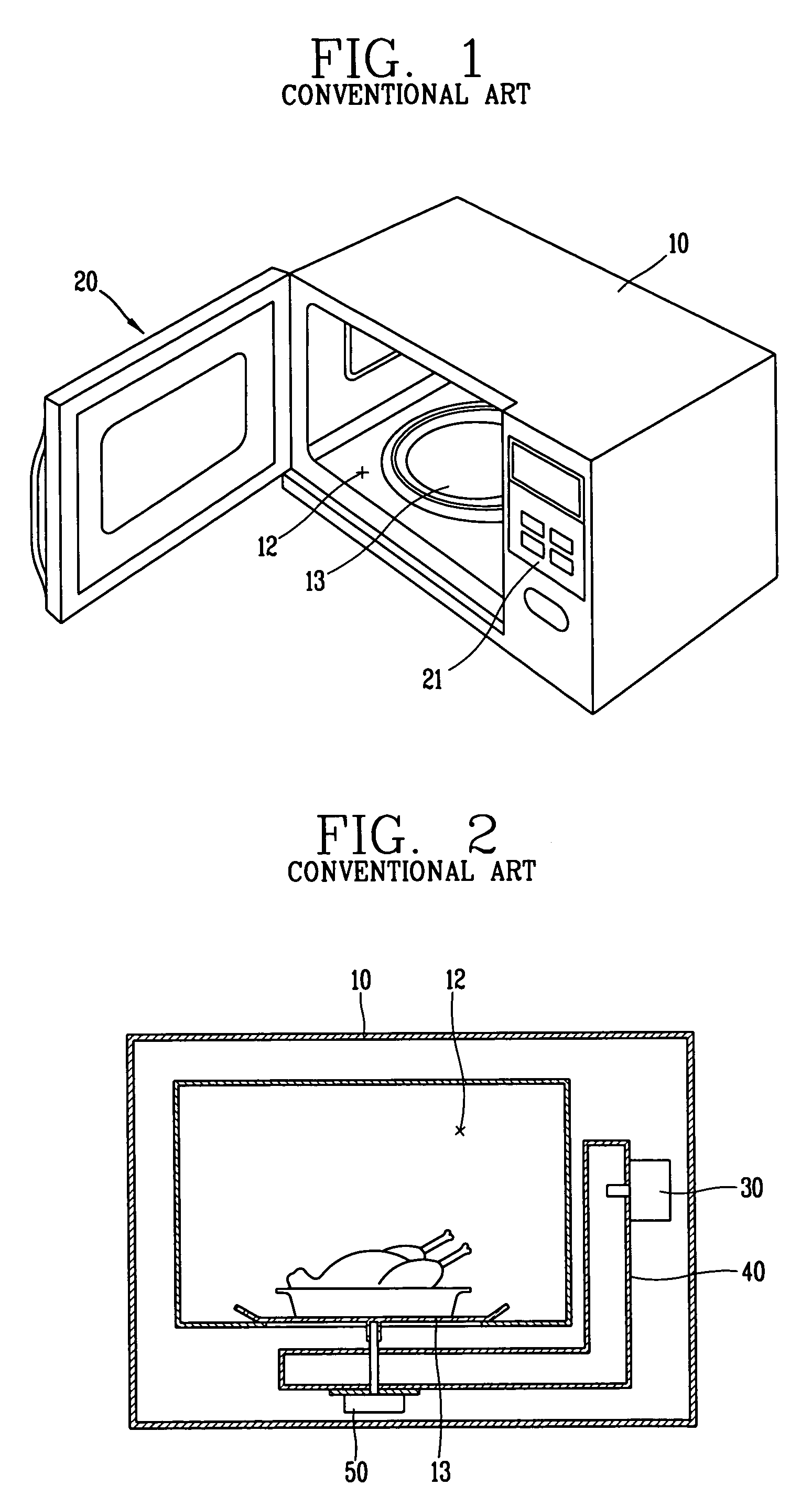Microwave cooker having antenna in cooperation with movable stirrer