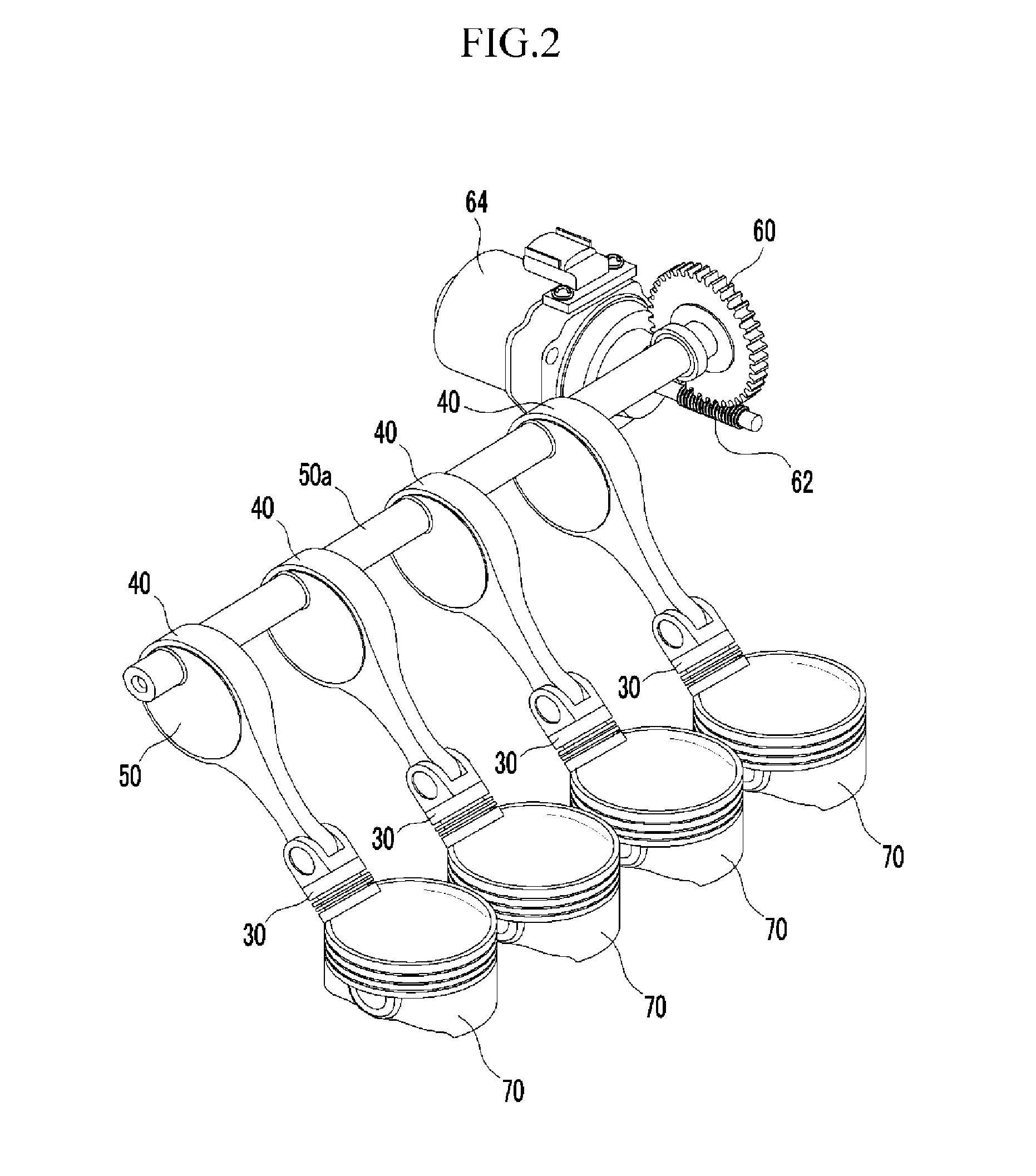 Variable compression ratio device and internal combustion engine using the same
