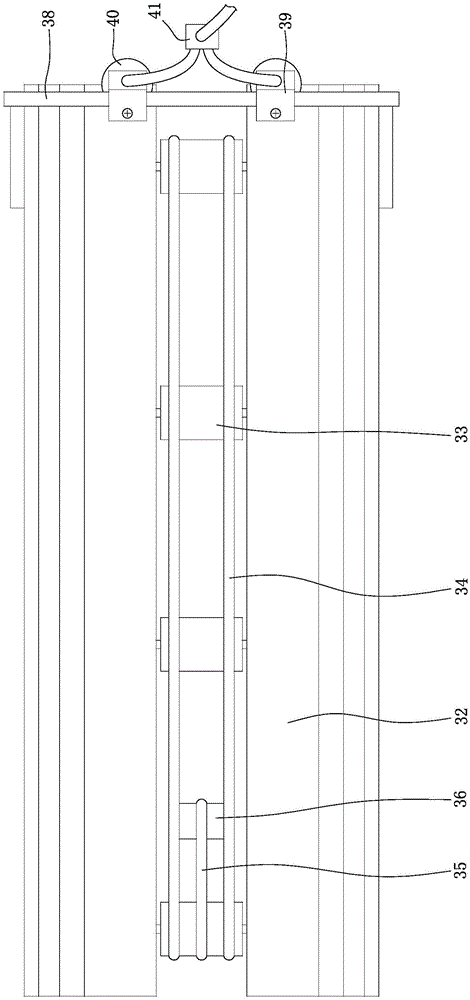 A bag feeding and suction bag system for a bag-feeding glucose automatic packaging machine