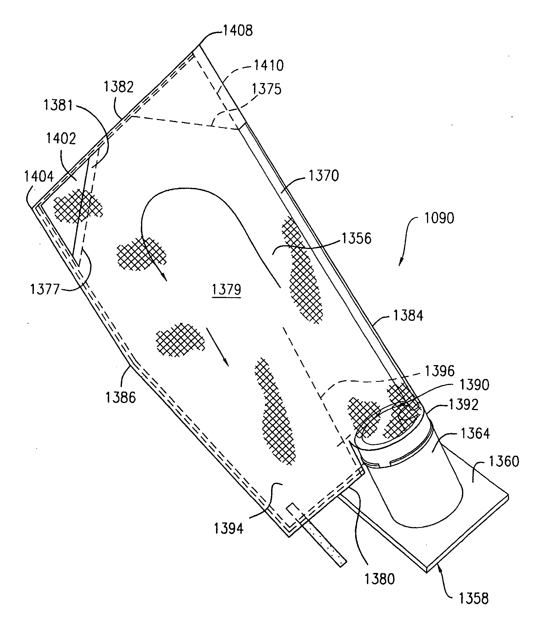 Debris bag for a swimming pool cleaning apparatus
