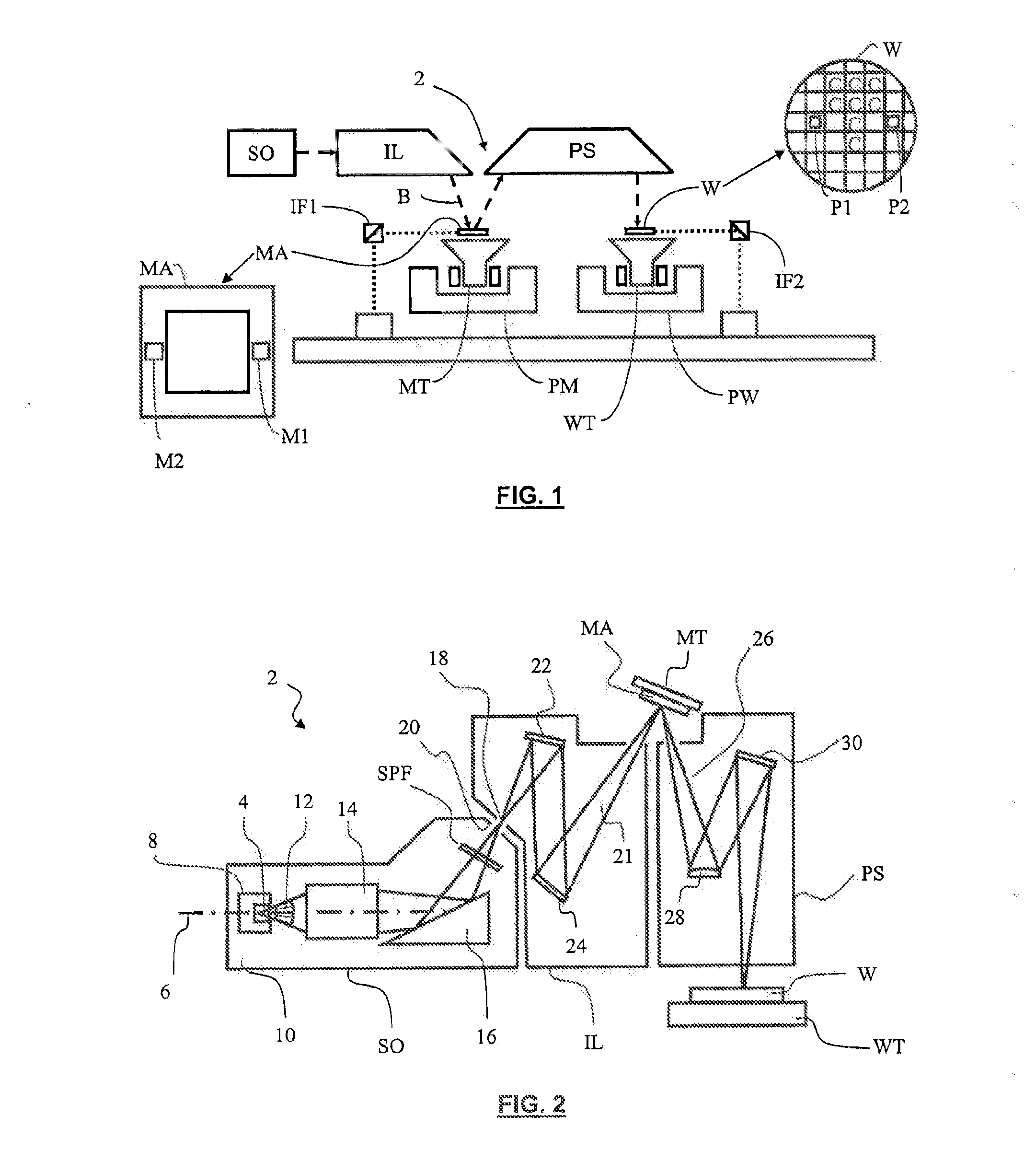 Spectral Purity Filters for Use in a Lithographic Apparatus
