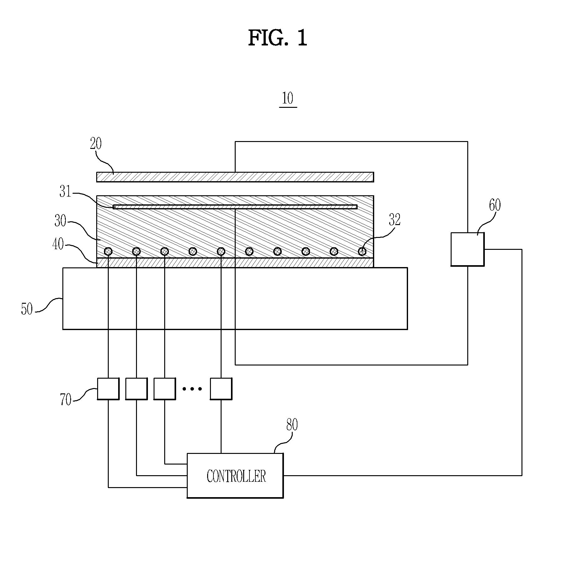 Electrostatic chuck device and control method thereof