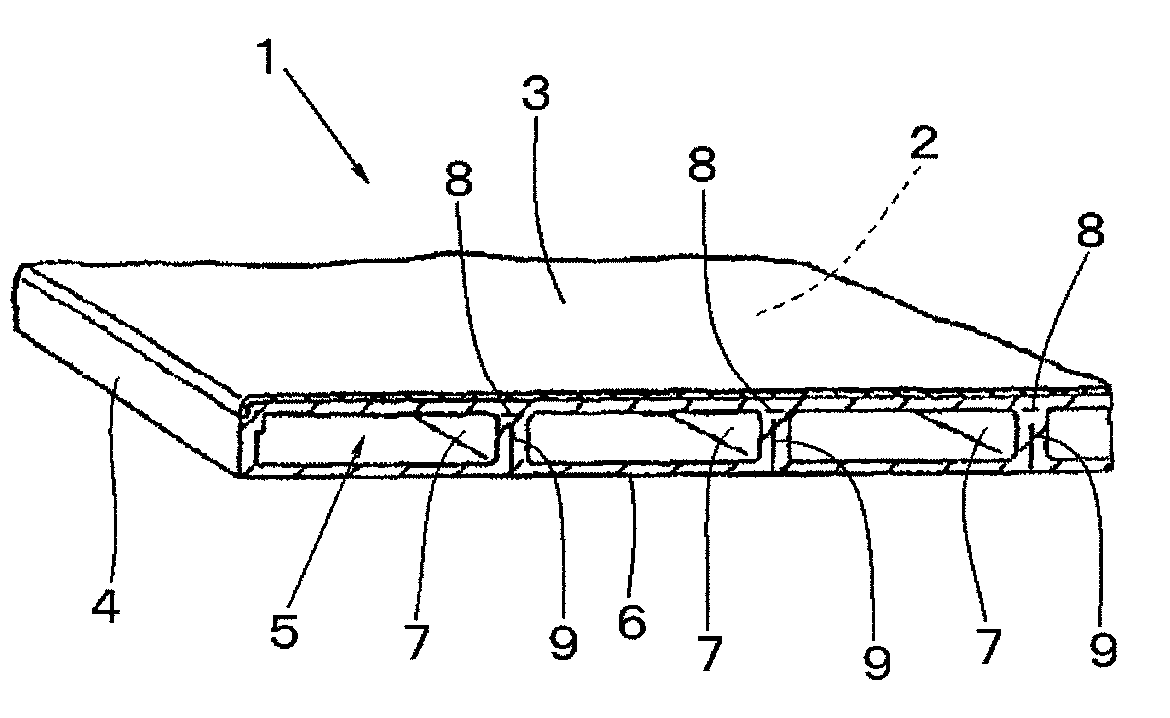 Interior automotive trim part and process for producing the same