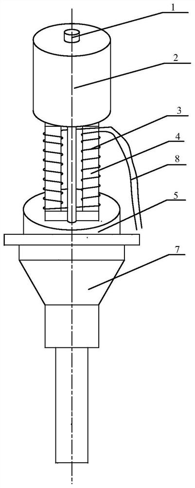 Ultra-magnetostriction window-shaped elliptic composite vibration transducer and transduction method