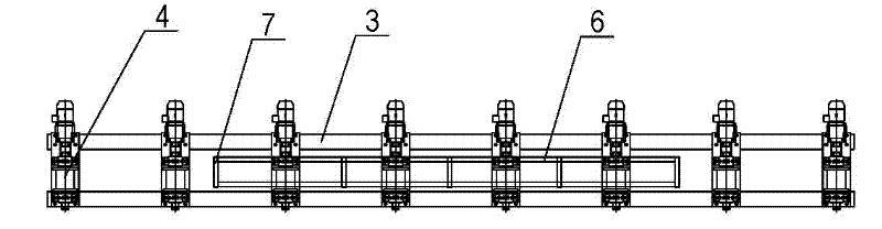 Roller way weighing device
