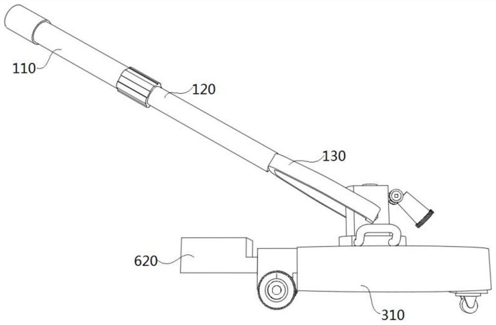 Household mower with low noise