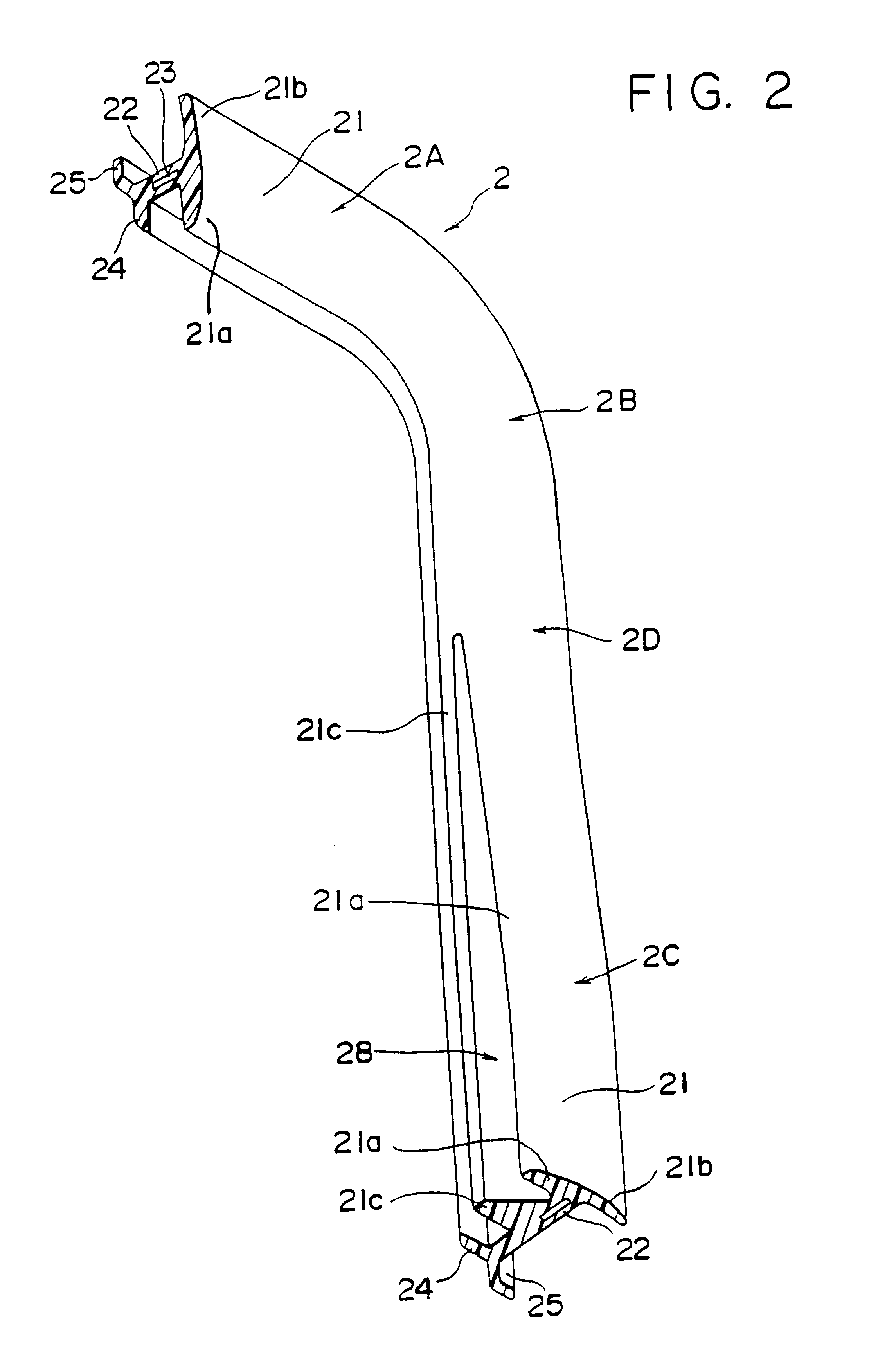 Automobile windshield molding and the method of producing the same
