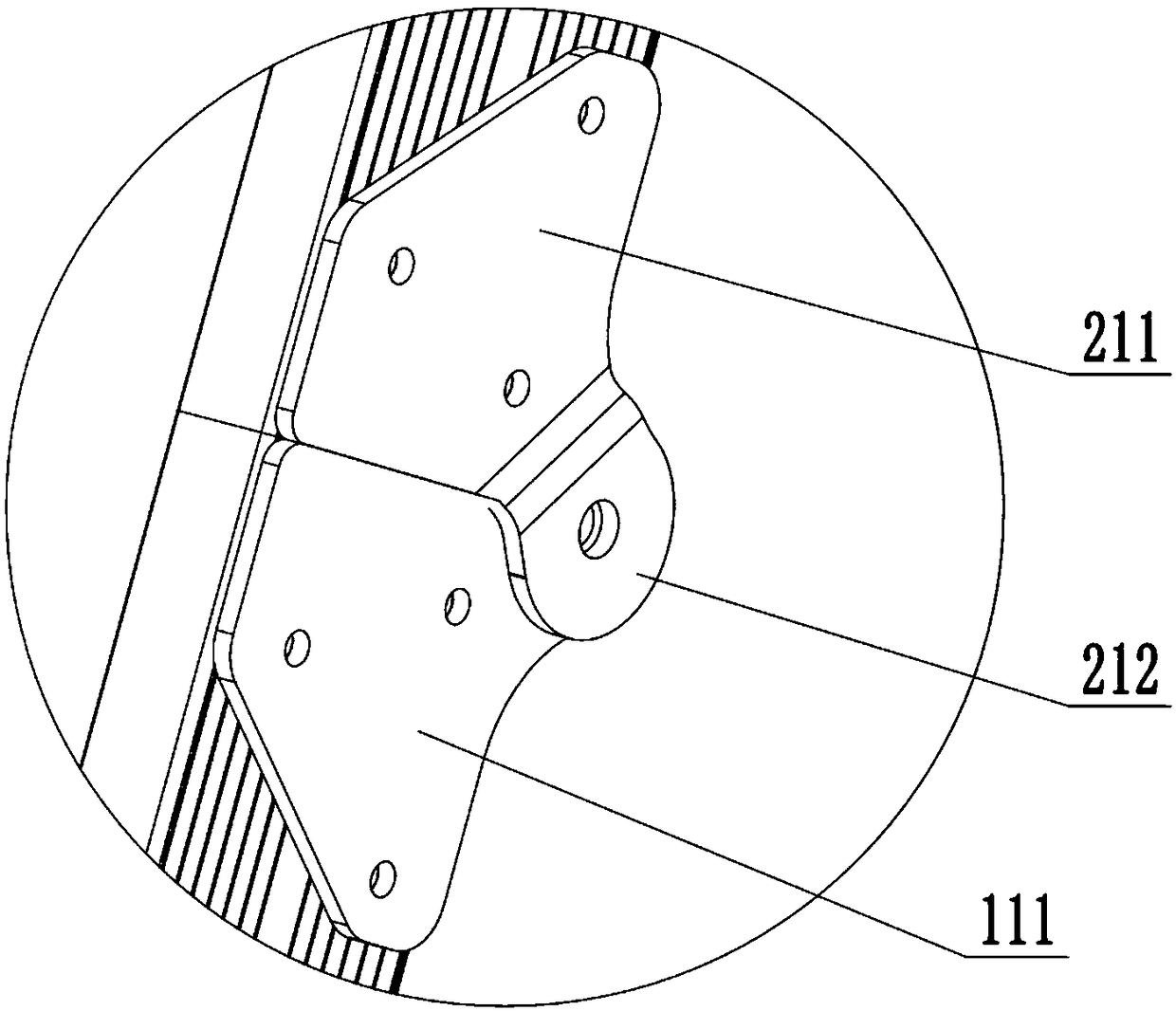 Folding ladder capable of being contracted