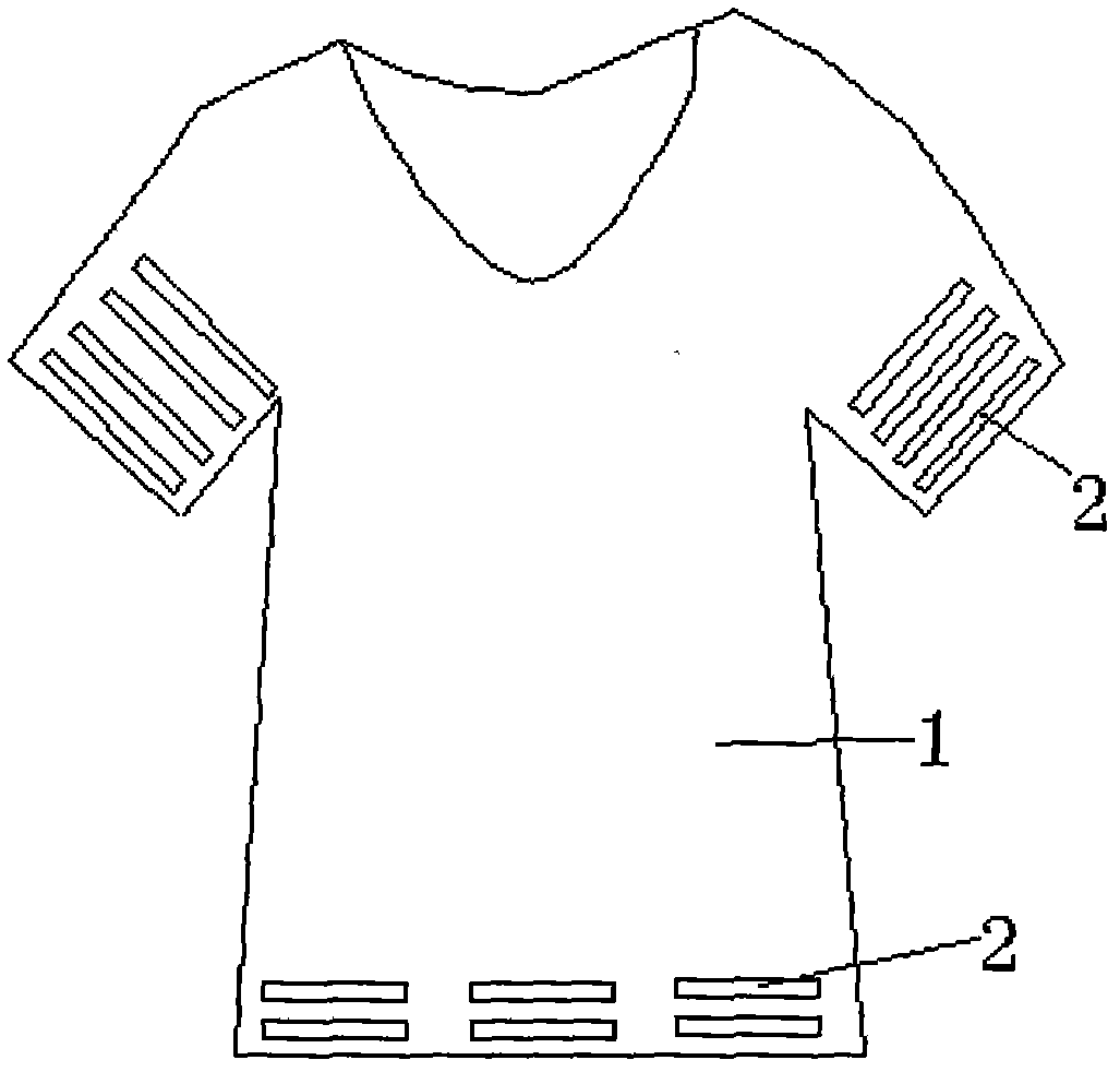Short sleeve with higher wearability and hollowed-out sleeves and lower hem