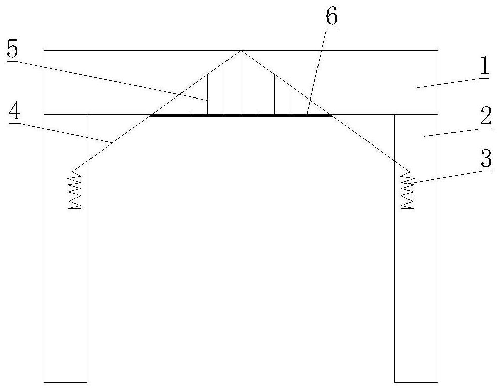 A reinforced concrete beam structure