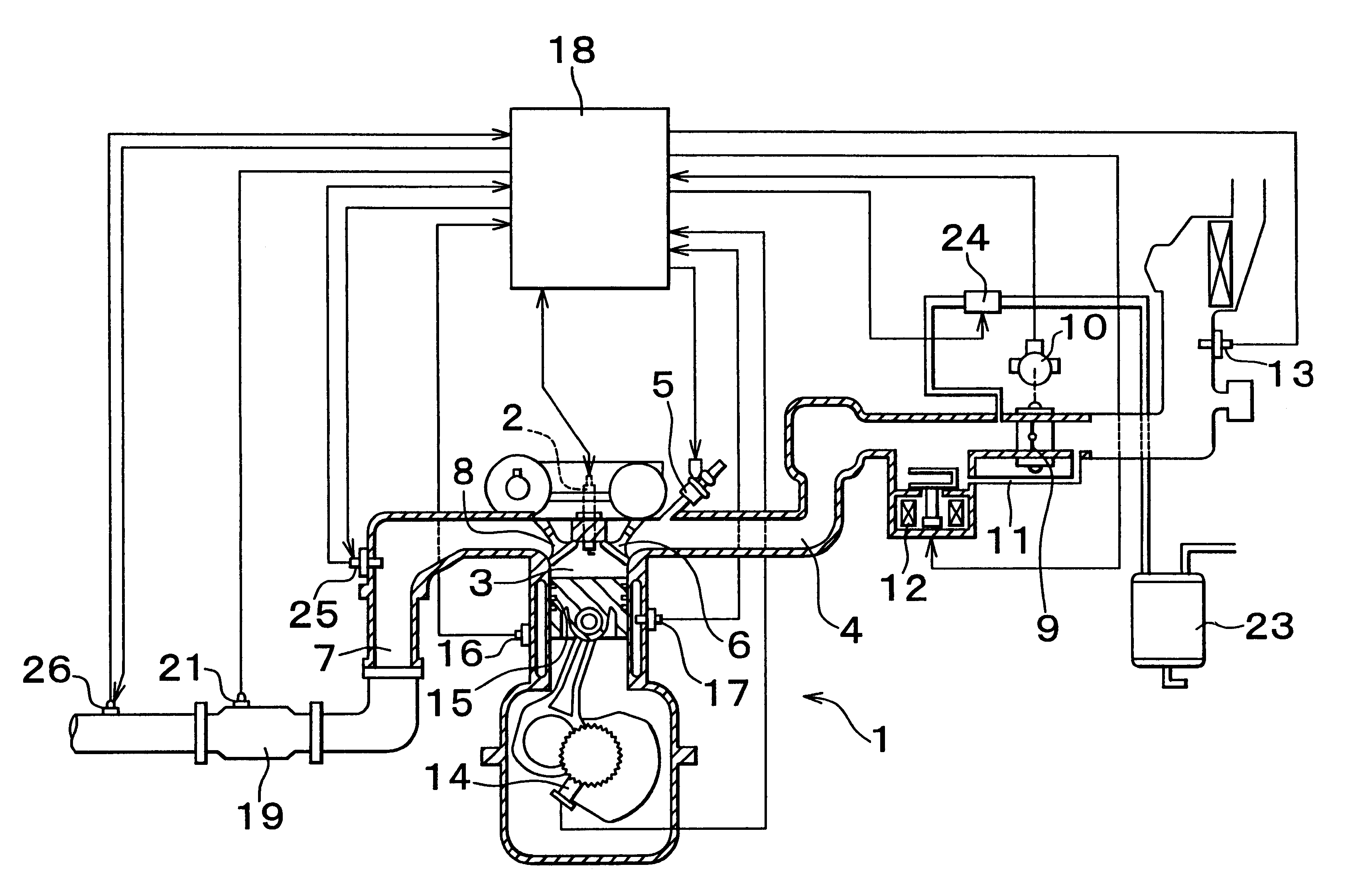 Air-fuel ratio control system for internal combustion engine and control method therof