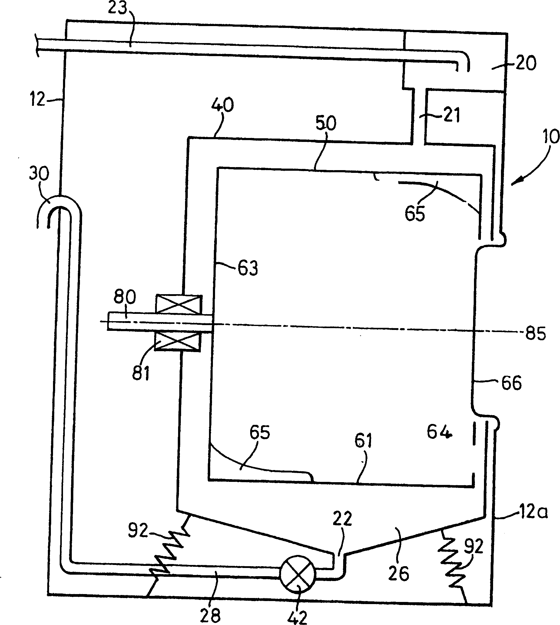 Motor control device for two motors and method