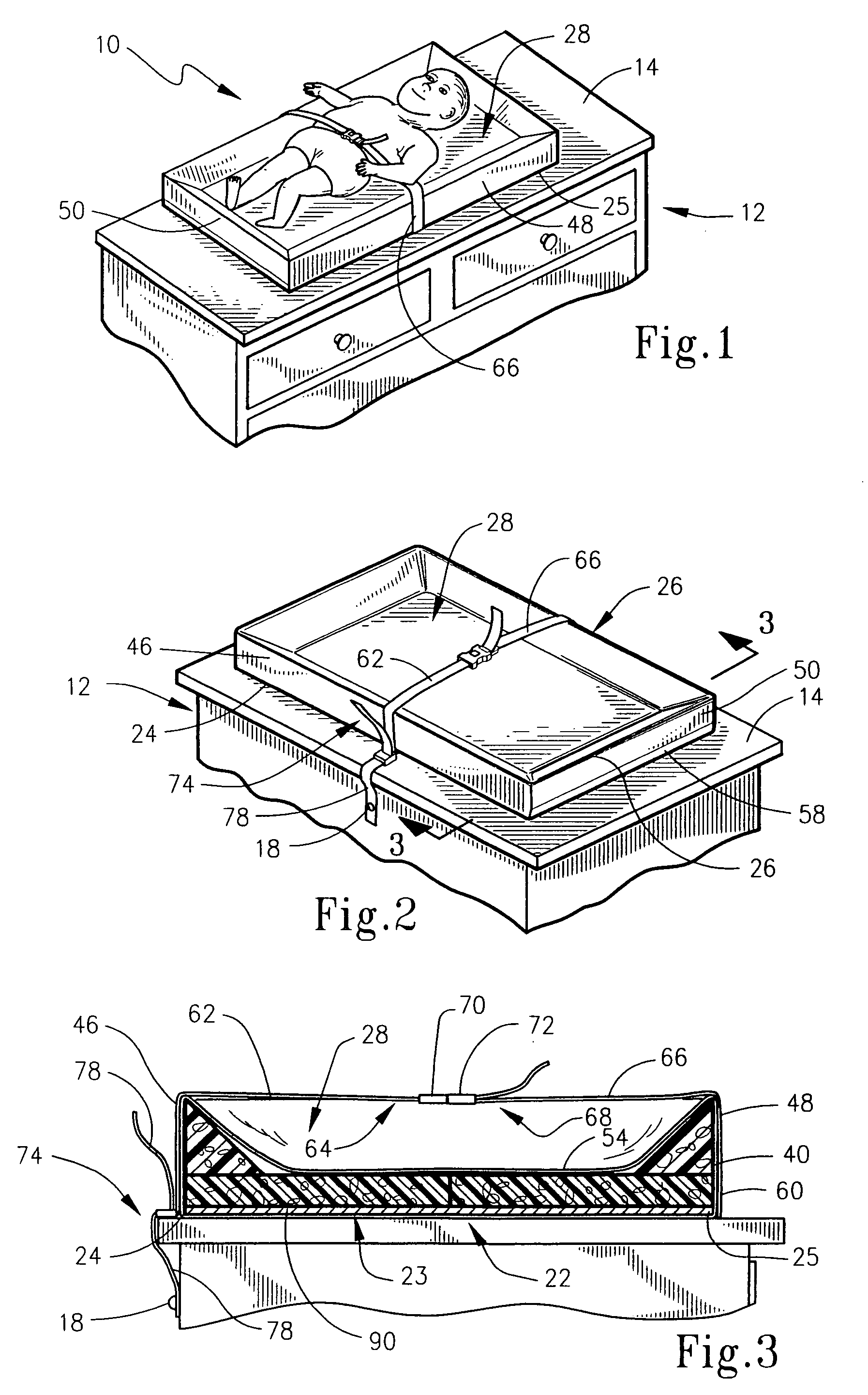 Infant changing pad