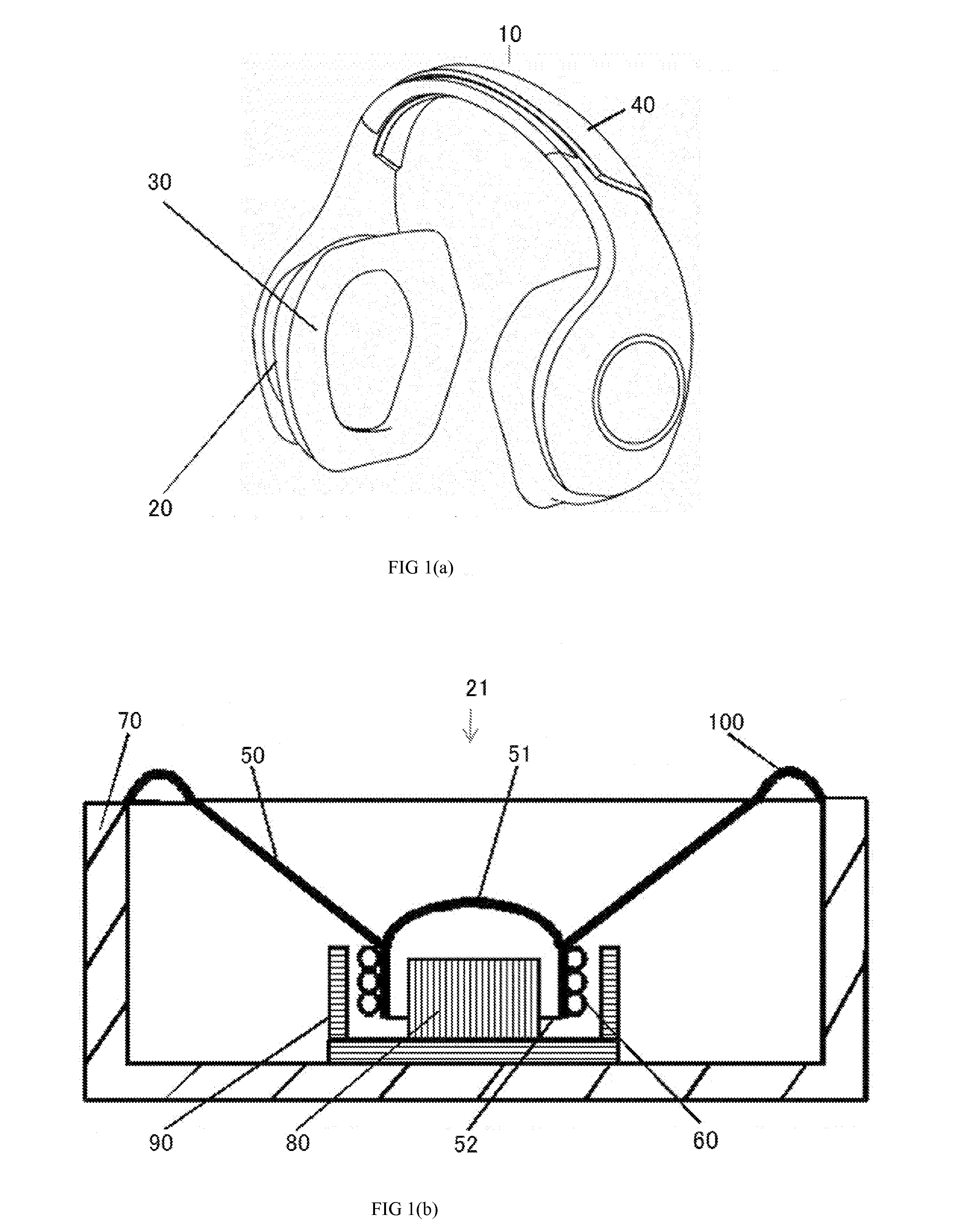 Headphones and headphone driver