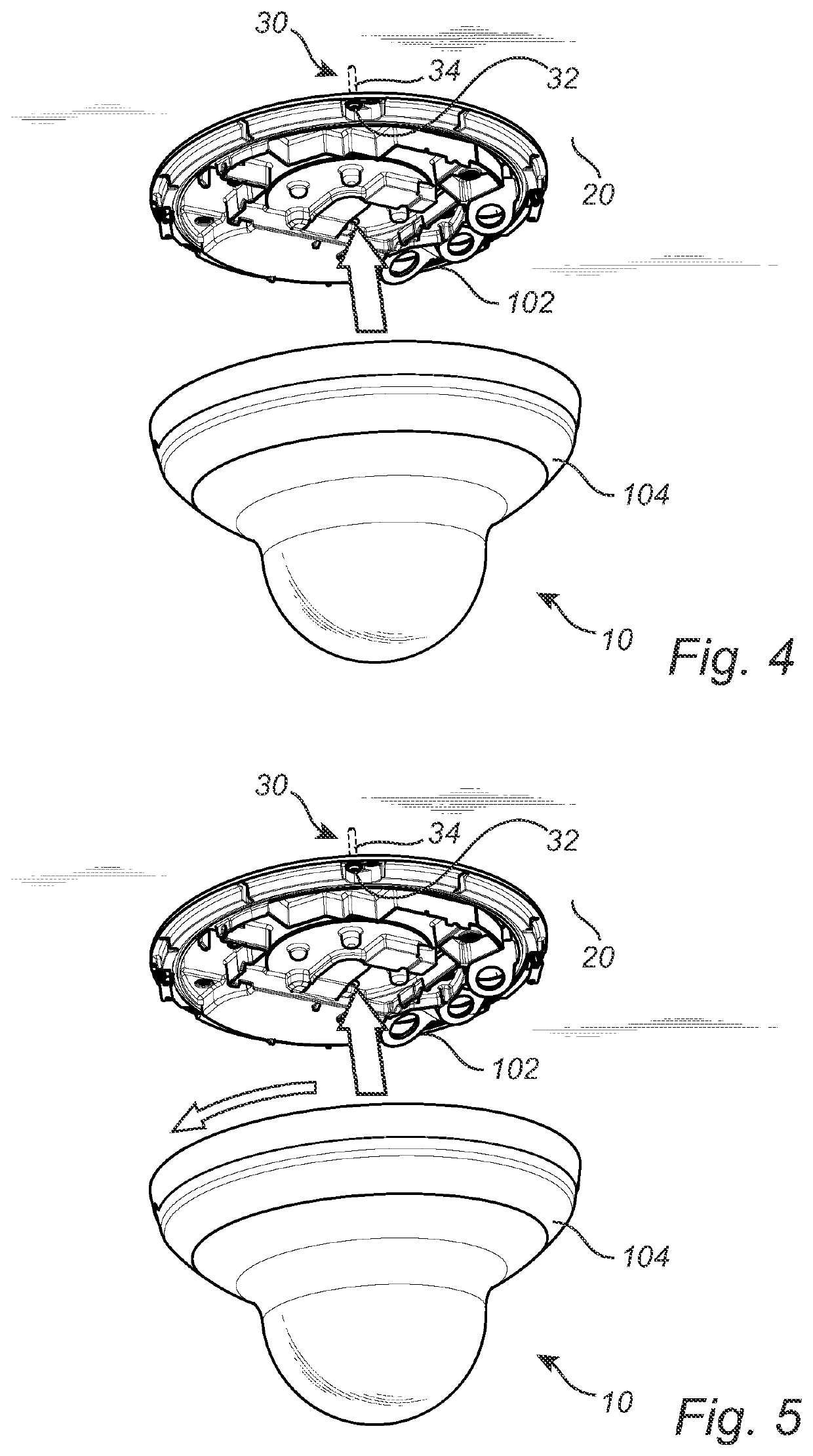 Device configured for mounting to a surface