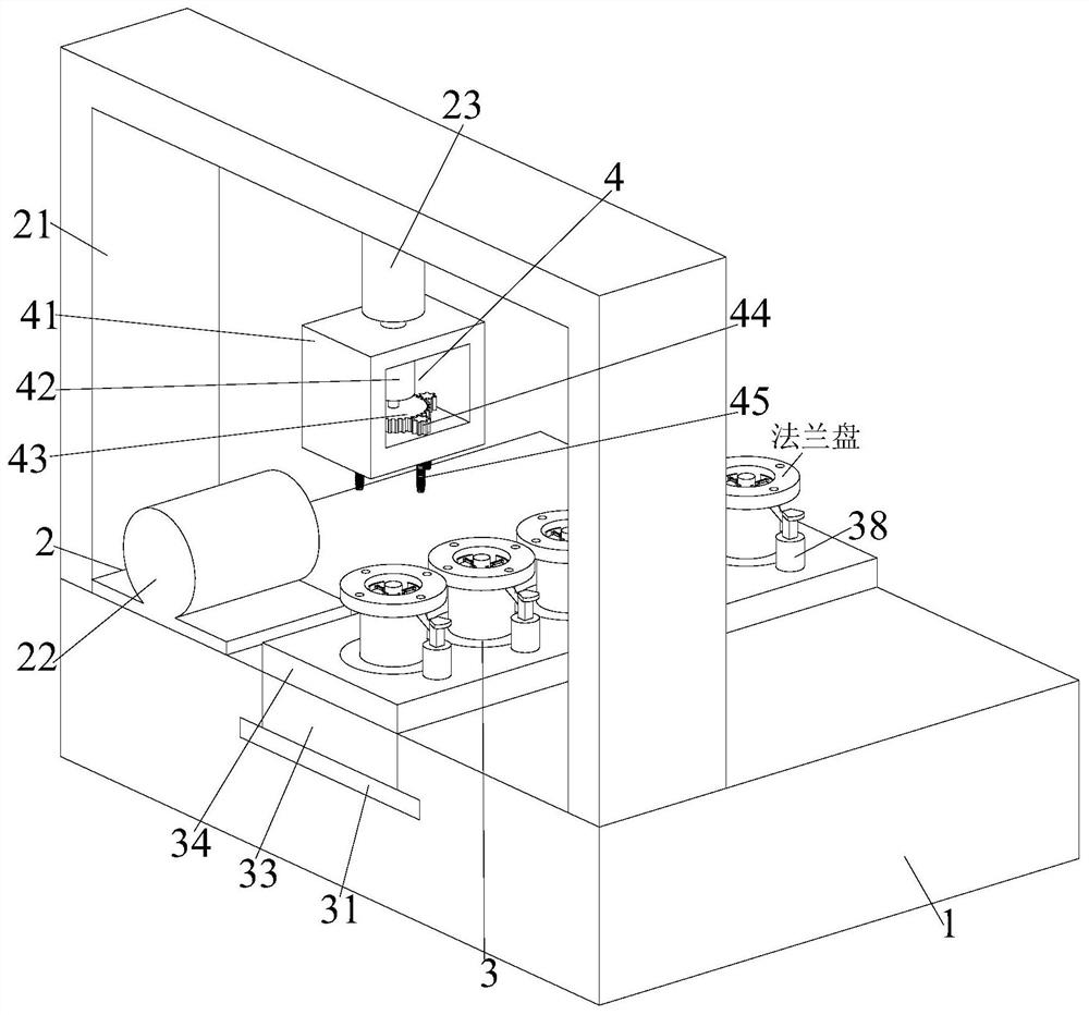 A metal connector tapping process