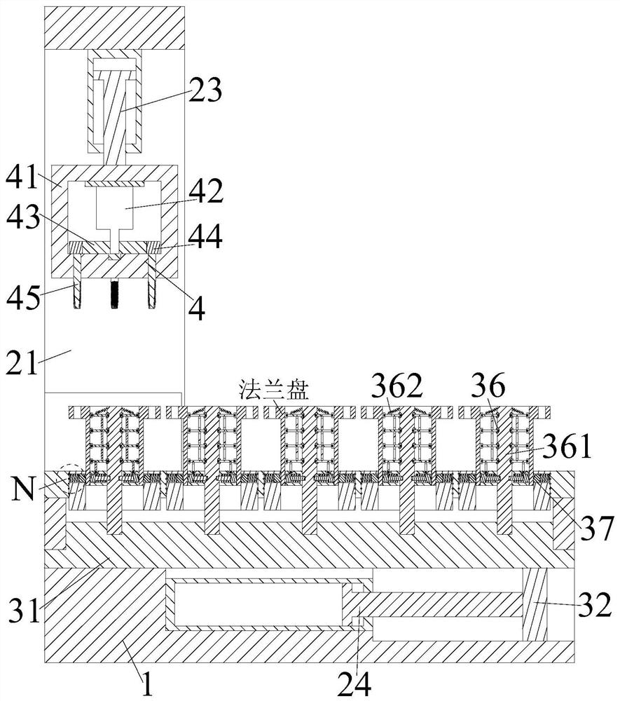 A metal connector tapping process