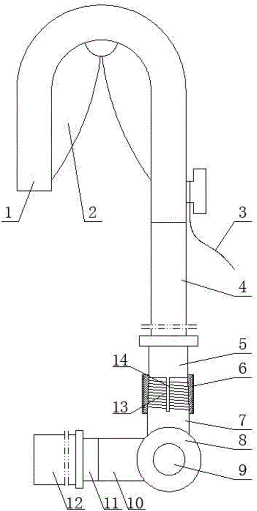 Distribution ground rod having detachable operating handle and application method thereof