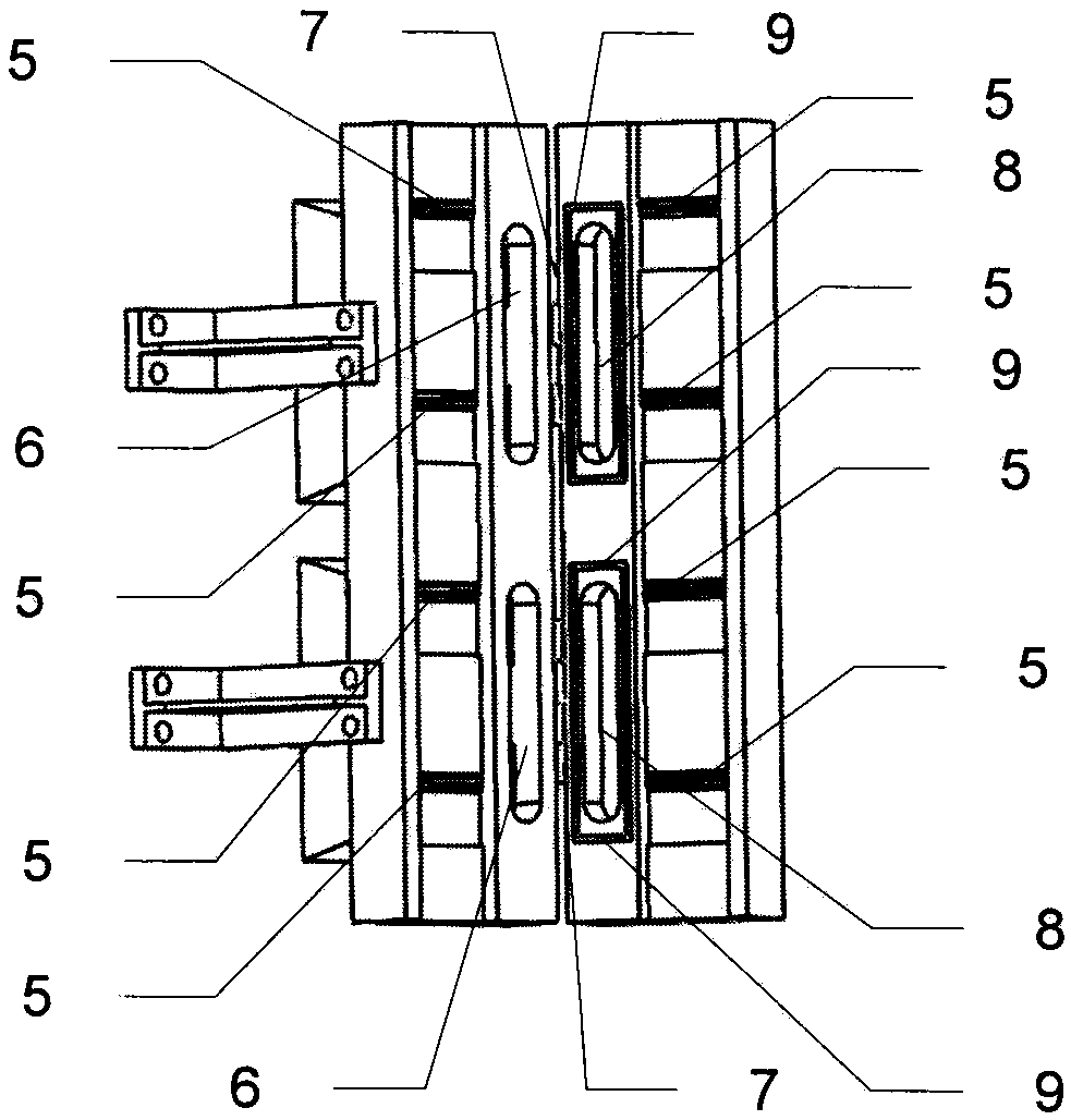 A cooling device for a high-speed tin coating machine