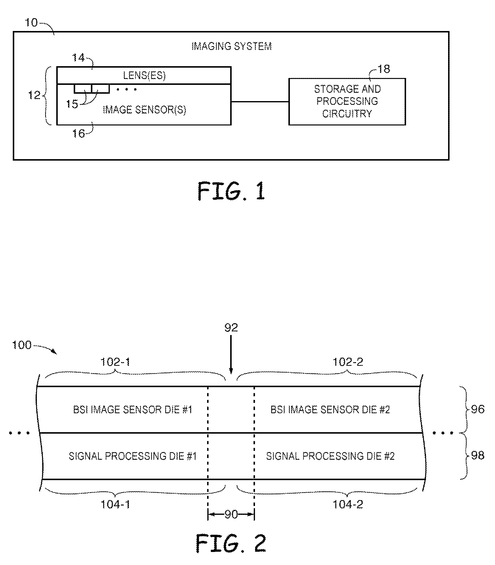 Imaging circuitry with robust scribe line structures