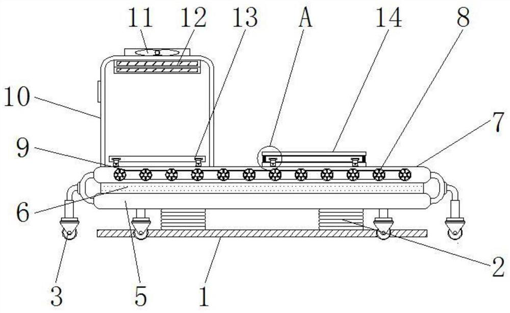 A storage device for industrial robots