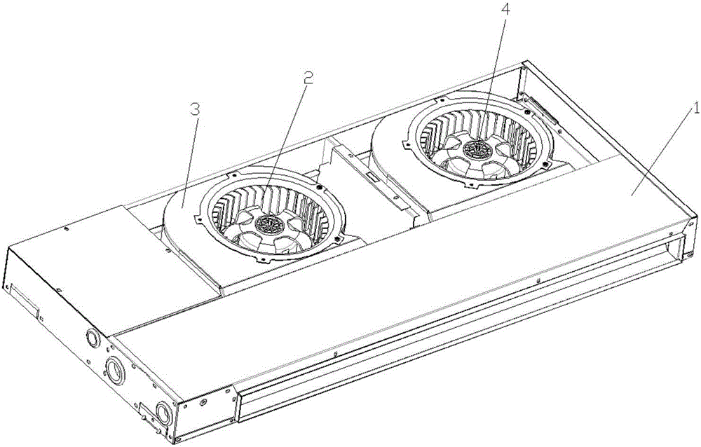 Centrifugal volute fan of ultra-thin air conditioner