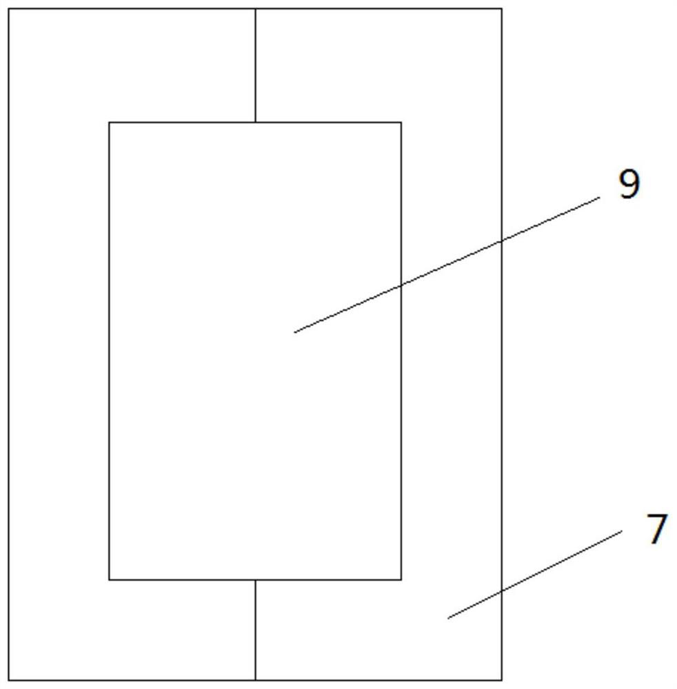 Flue gas waste heat storage device