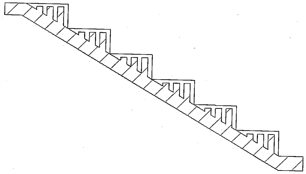 Prefabricated stair with steps capable of being spliced for use and construction method for splicing steps
