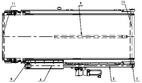 Charge mechanism and charge method of tire building machine