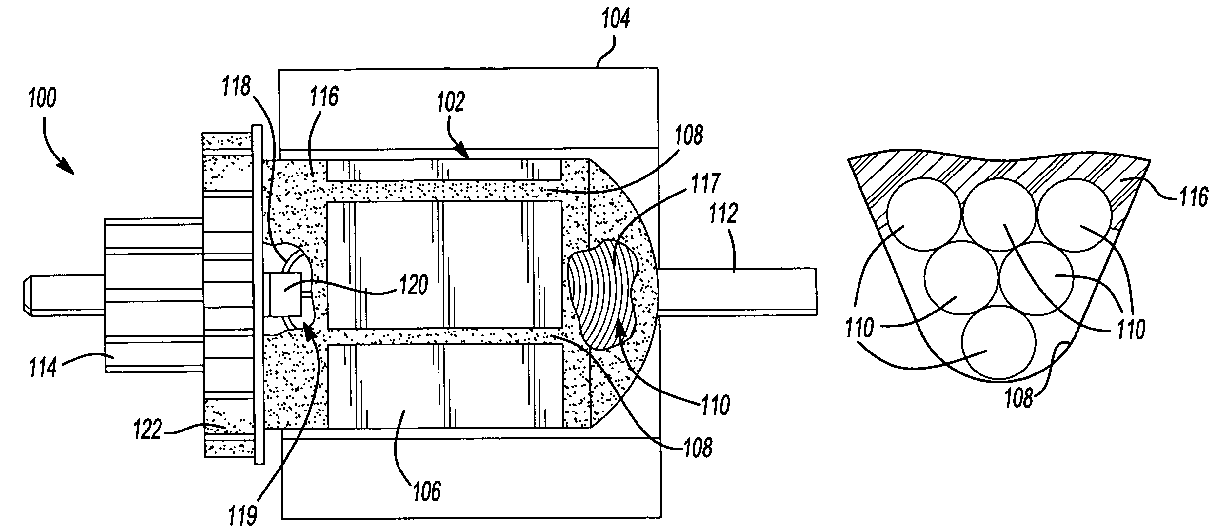 Method for making an encapsulated coil structure