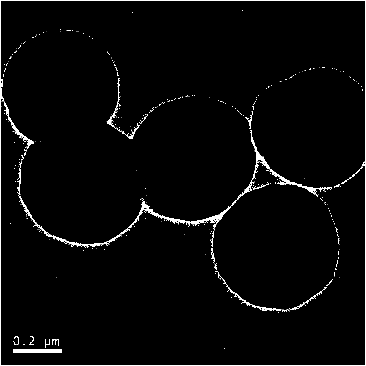 A monodisperse strong magnetic immune nanosphere and its preparation method