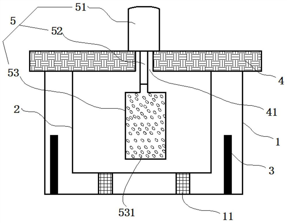 Device for preparing pudding and application of device for preparing dried orange peel and xylitol milk flavor pudding