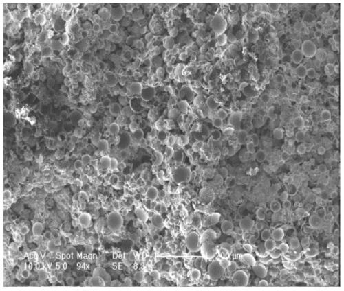 Polyimide composite foam precursor powder and polyimide composite foam