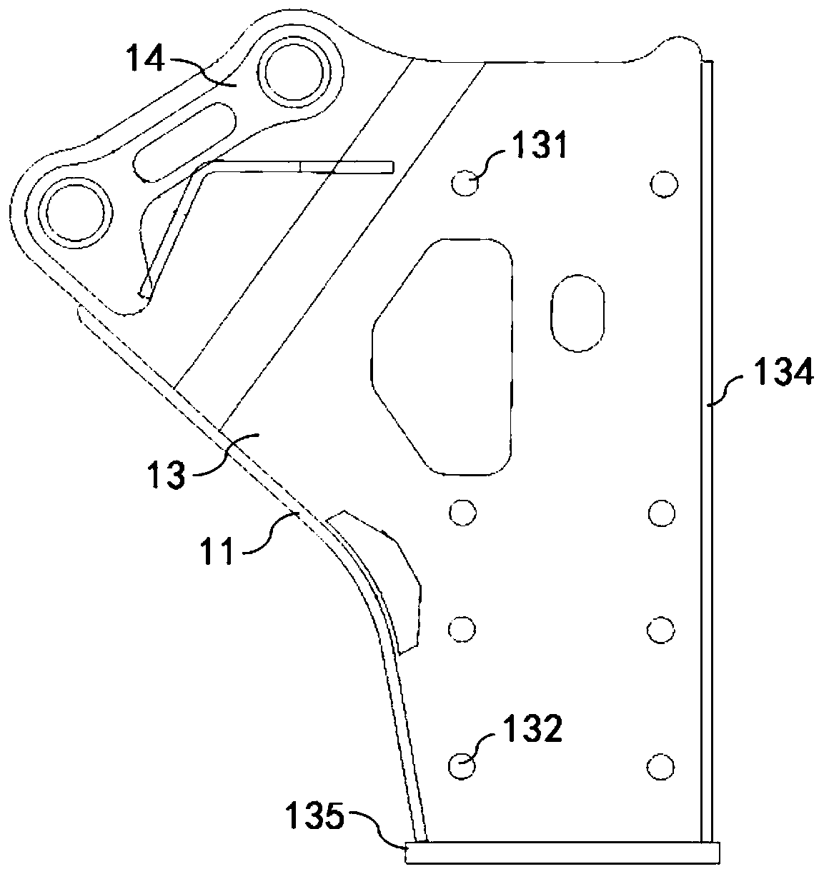 A kind of welding assembly method of side plate of breaker