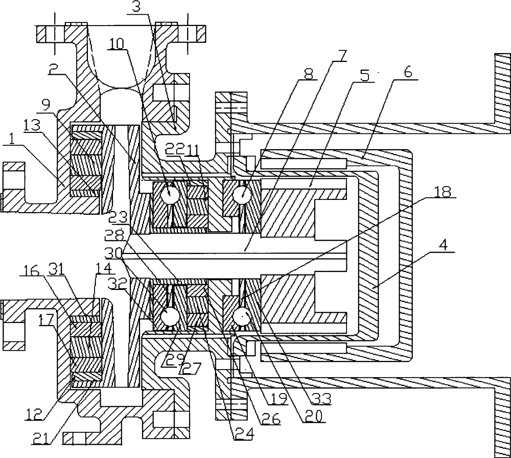 Structure improved magnetic pump